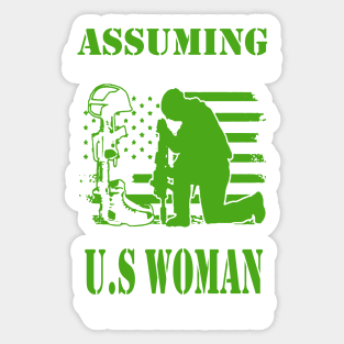 VETERAN: Woman Veteran Sticker